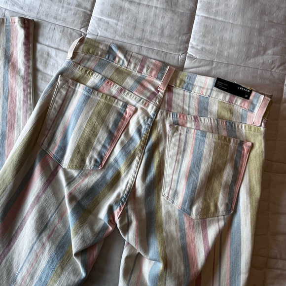 NWT J Brand Skinny Low-rise Candy Stripe Jean Legging 28 - Picture 9 of 10